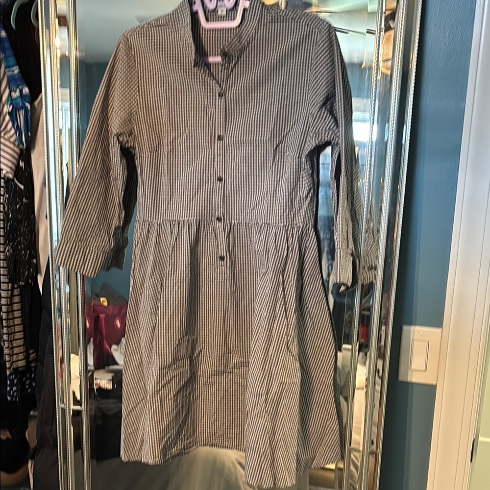 Steven Alan Black and White Checkered Shirt